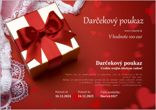Darčeková poukážka 100 eur